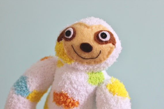 sock sloth plushie