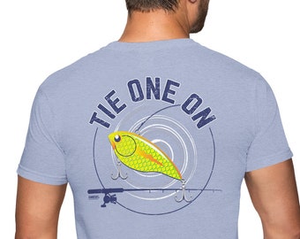 Tie One On Fishing Lure Shirt – Outdoors Gift