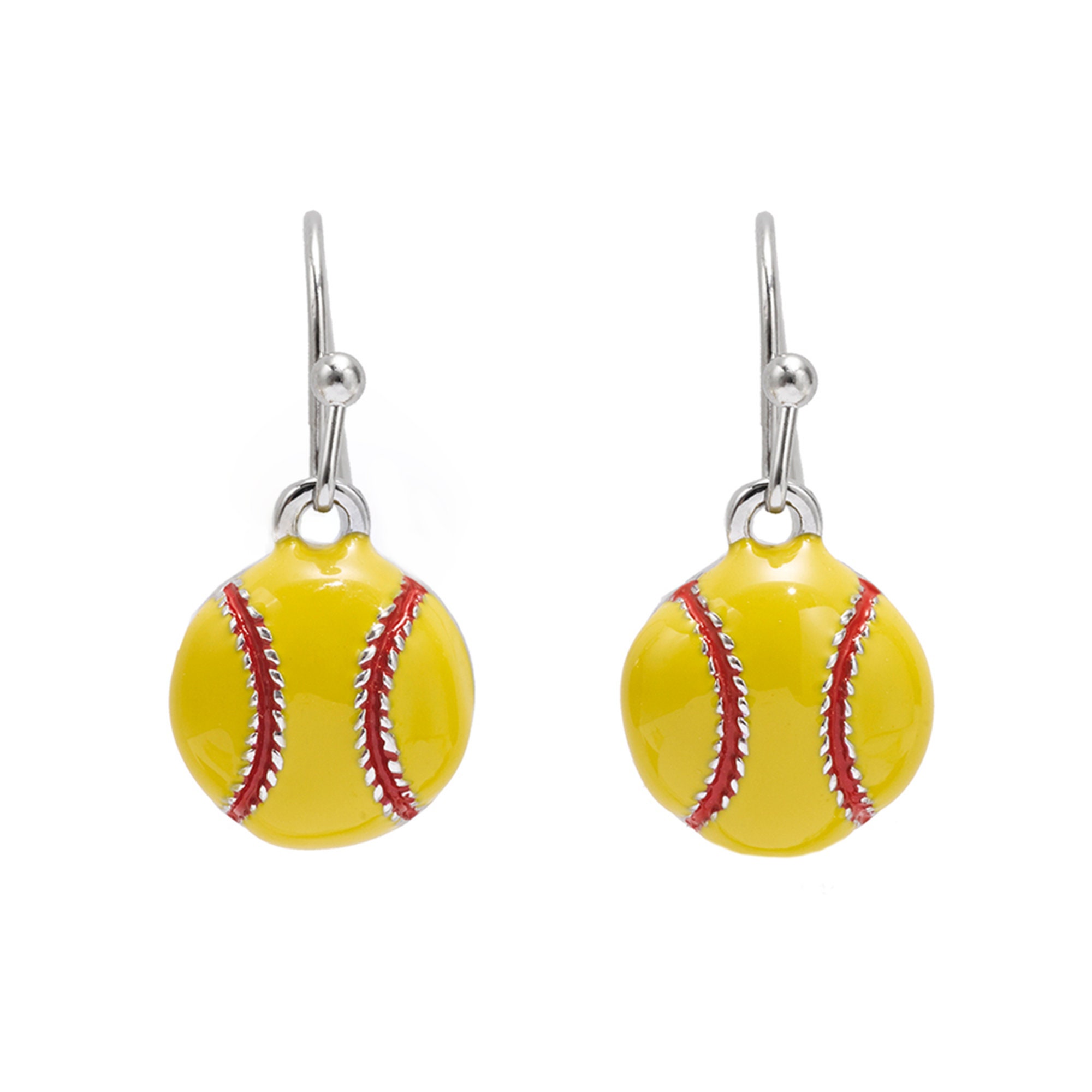 GIMMEDAT Softball Earrings Dangle Softball Jewelry Softball Player