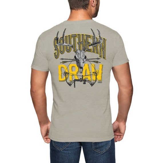 Deer Skull Bow Hunting T-Shirt – Southern Draw Hunter Gift