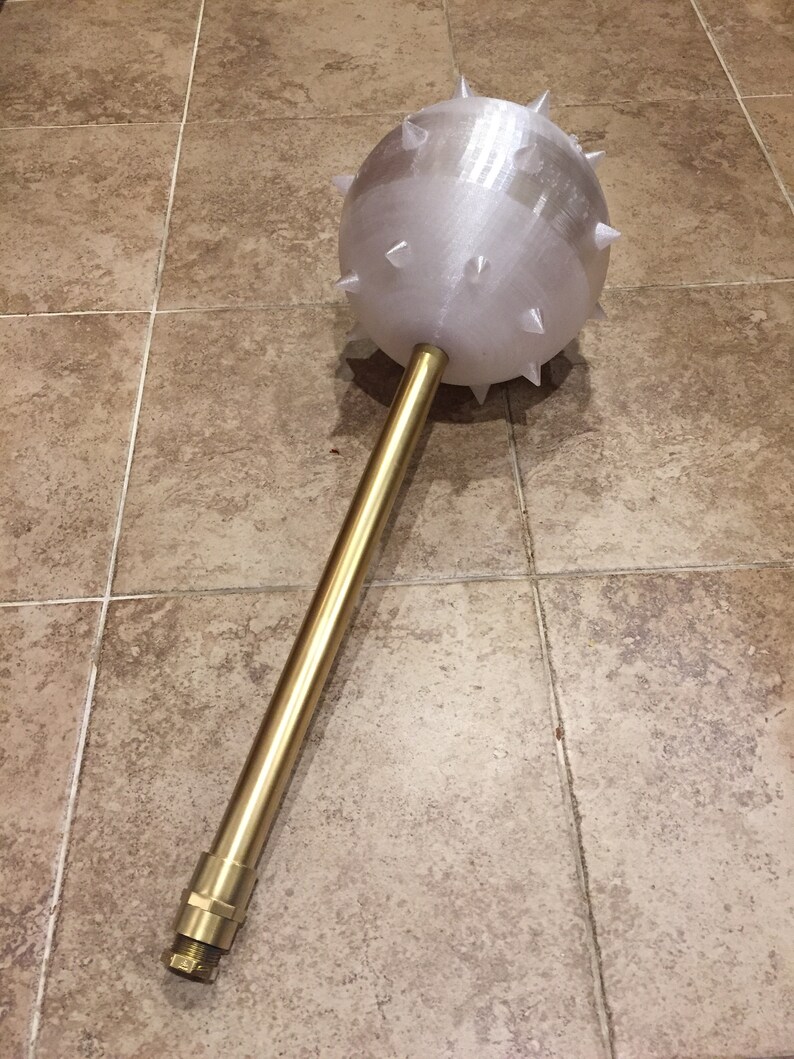 DC Comics Hawkman Mace Weapon Light up Optional 3D Printed Etsy