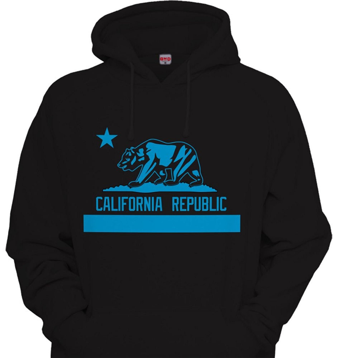 California Republic Carolina Blue Hoodie Hooded Sweatshirt | Etsy