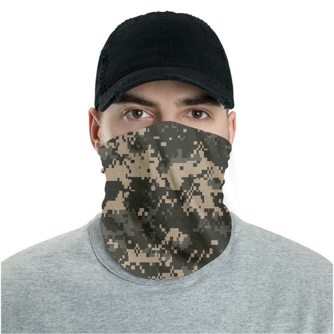 Digital Camo Face Mask Camouflage Bandana Face Cover Digi Etsy