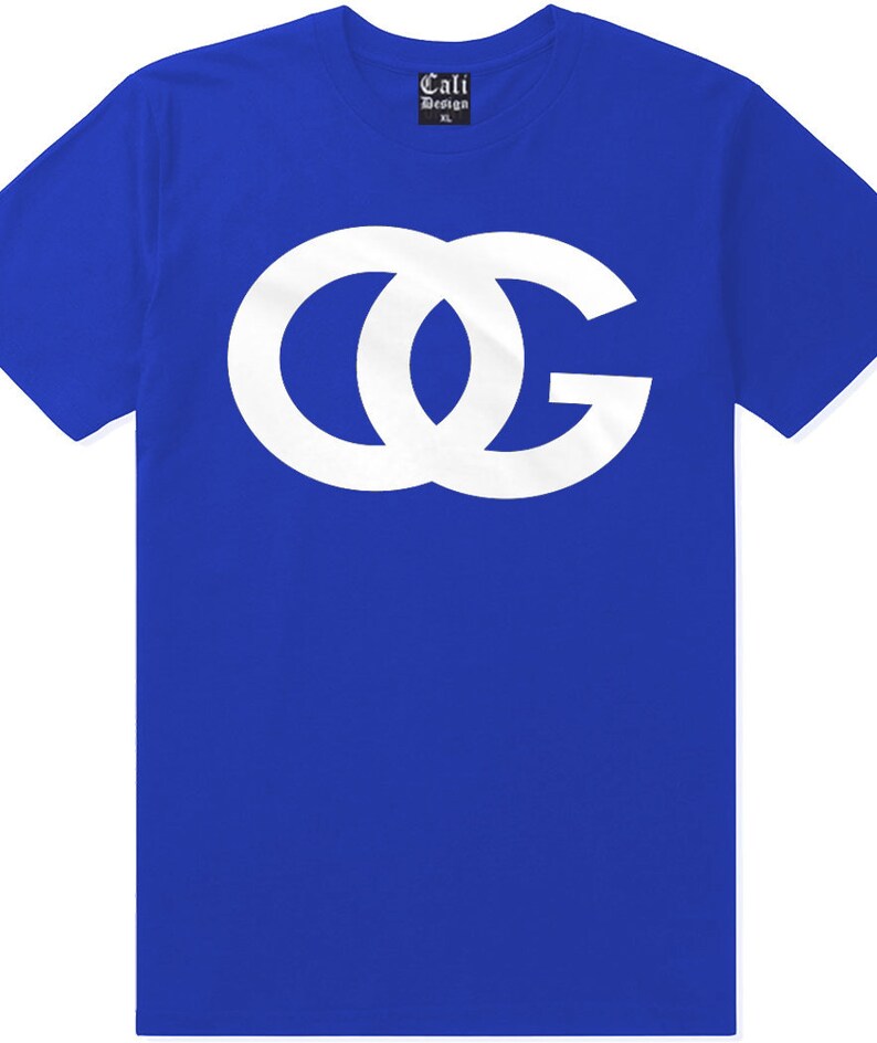 OG Original Gangster T Shirt Royal Blue Gangsta OG Logo Tee Etsy