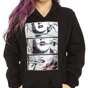 marilyn monroe hoodie with bandana