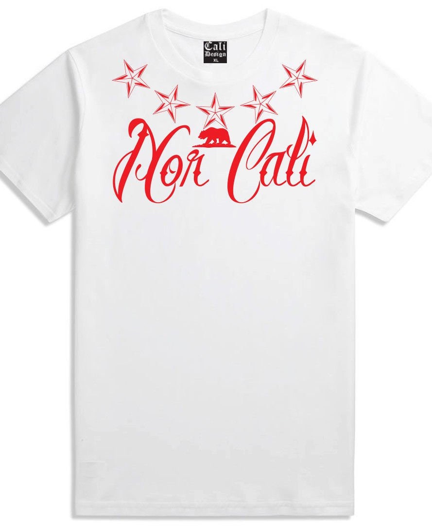 T Shirt nor Cali Cal Nautical Star West 