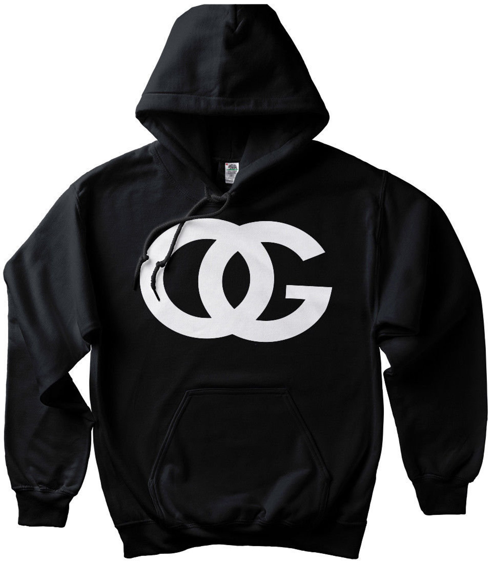Original Gangster Logo Hoodie Pullover Sweatshirt Triple OG - Etsy