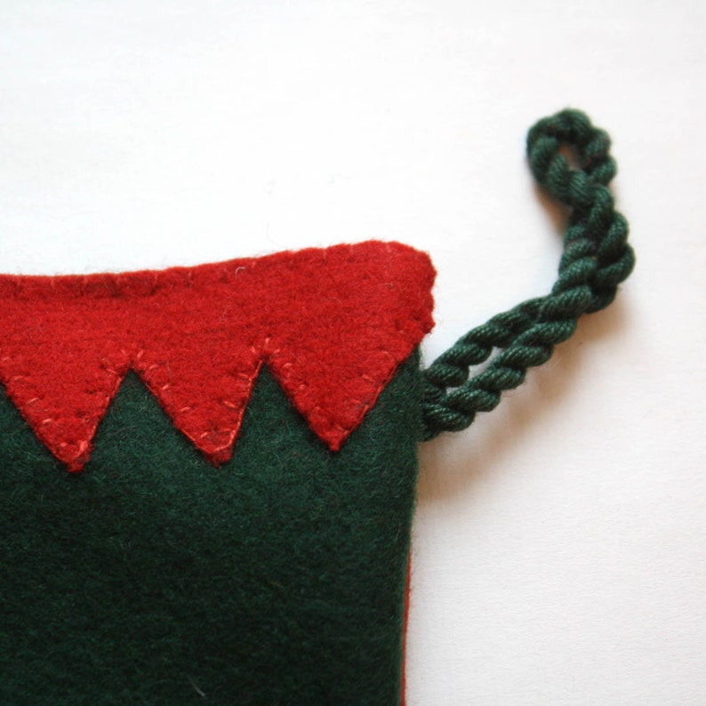 Spots Christmas.....small dog stocking