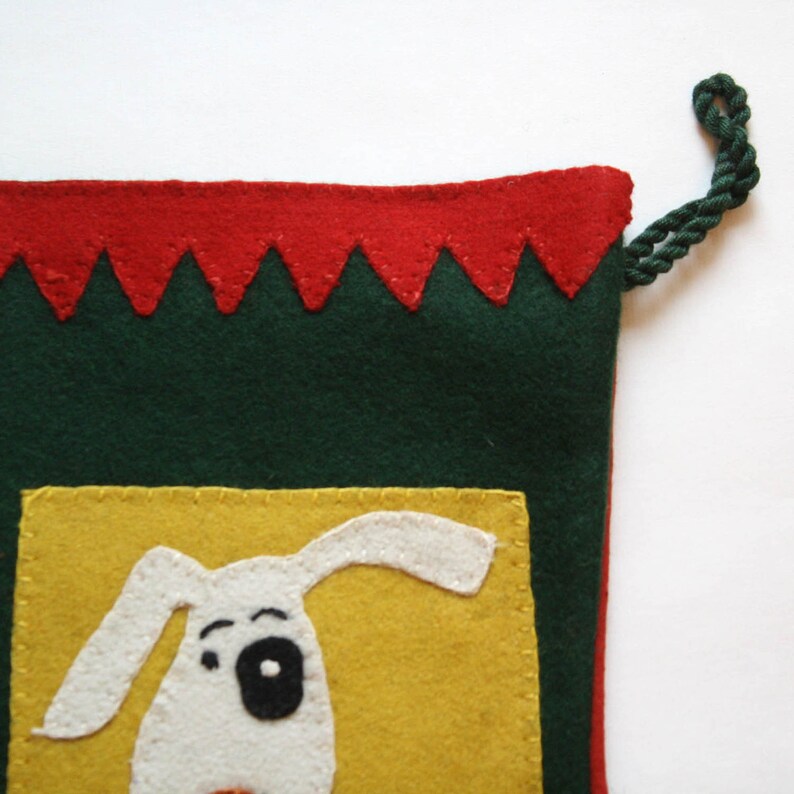 Spots Christmas.....small dog stocking