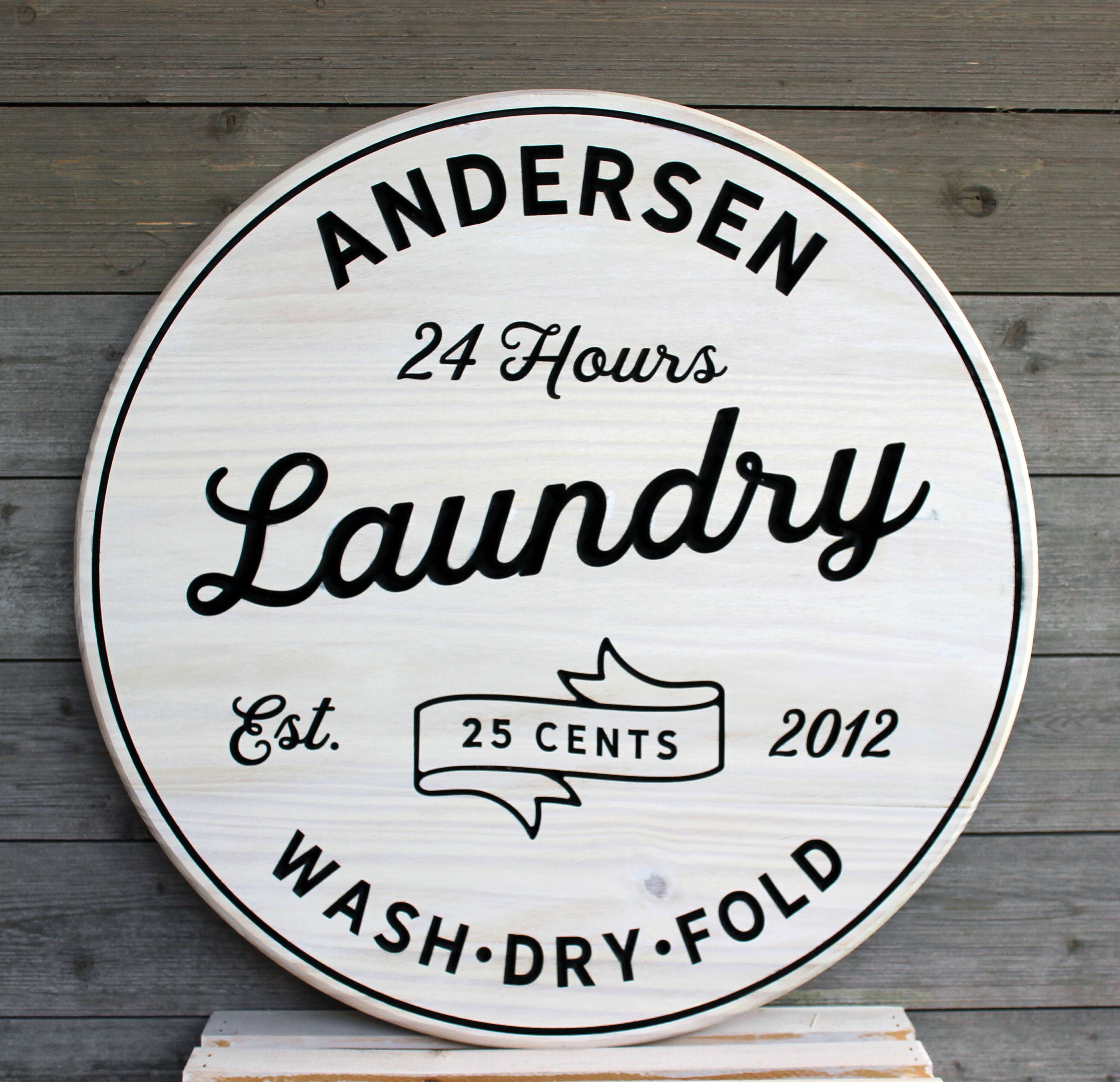 Laundry Room Sign Personalized Laundry Signs Laundry Decor Etsy