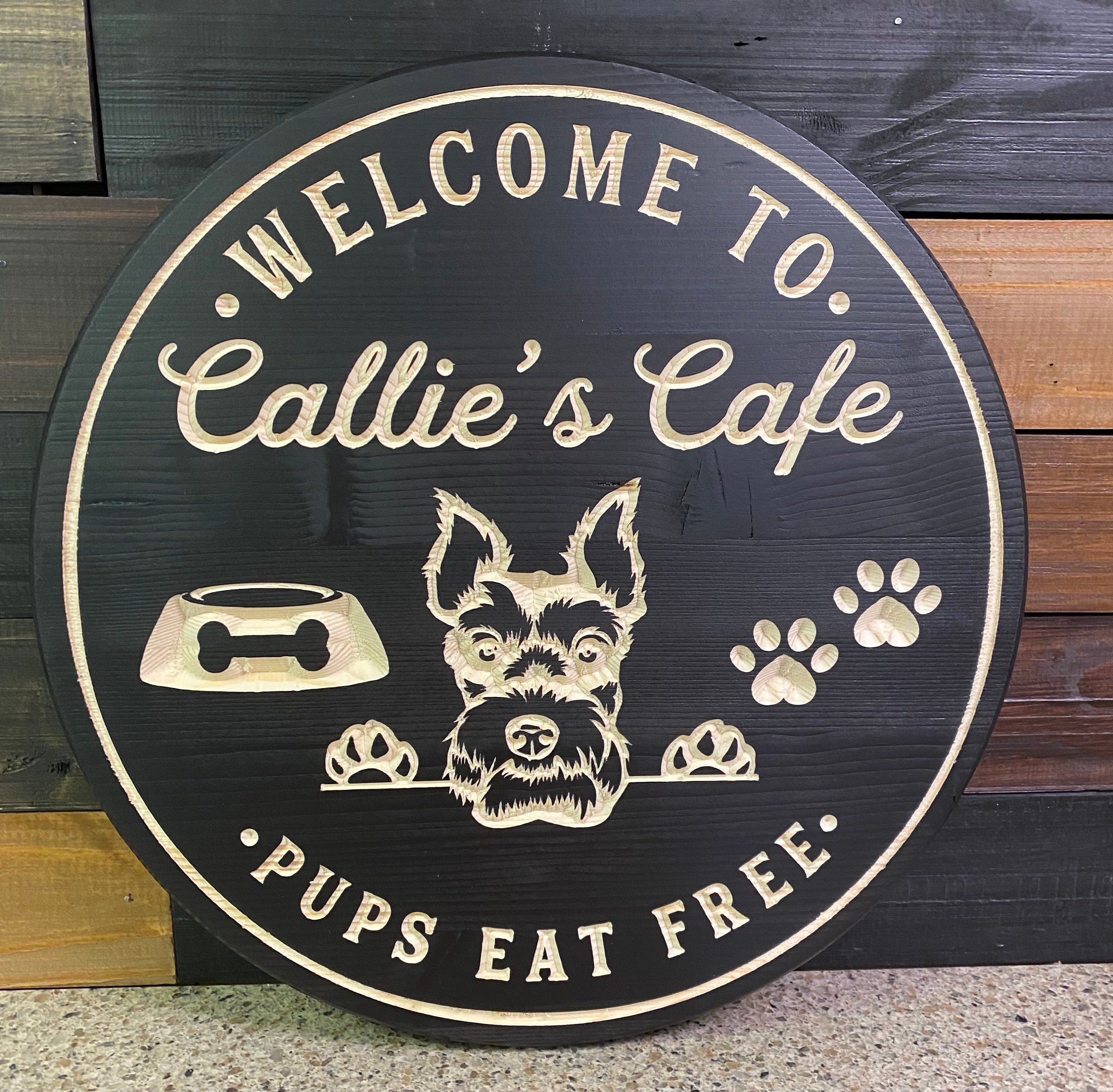 Custom Dog Sign Dog House Sign Dog House Name Dog Decor Etsy