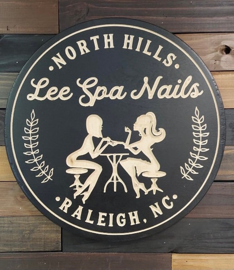 Nail Salon Sign Nail Salon Decor Personalized Signs | Etsy
