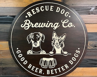 Choose Your Own Dog! Dog Bar Signs, Personalized Bar Sign, Dog Signs, Man Cave, Dog Lover Gifts, Birthday Gifts, Dog Signs, Mom Dog Gift