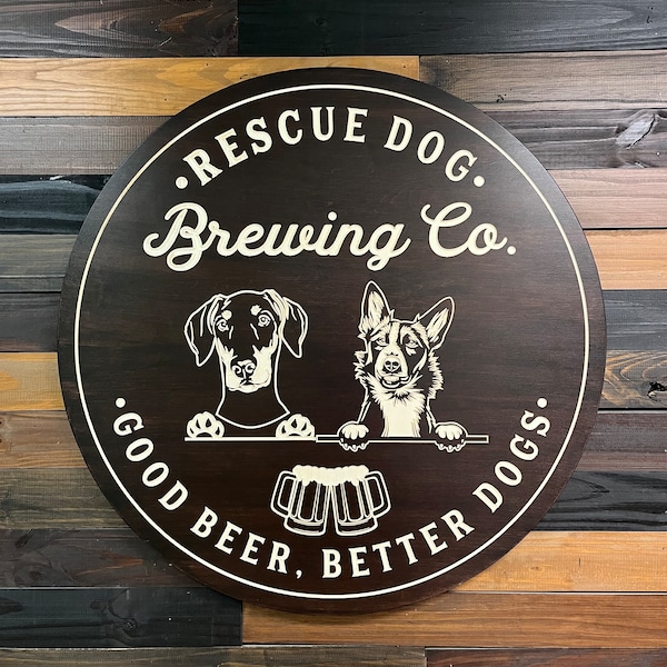 Choose Your Own Dog! Dog Bar Signs, Personalized Bar Sign, Dog Signs, Man Cave, Dog Lover Gifts, Birthday Gifts, Dog Signs, Mom Dog Gift