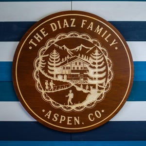 Custom Ski Lodge, Mountain Ski Sign, Wood Signs, Carved Signs, Personalized Mountain Signs, Lodge Sign, Personalized Lodge,