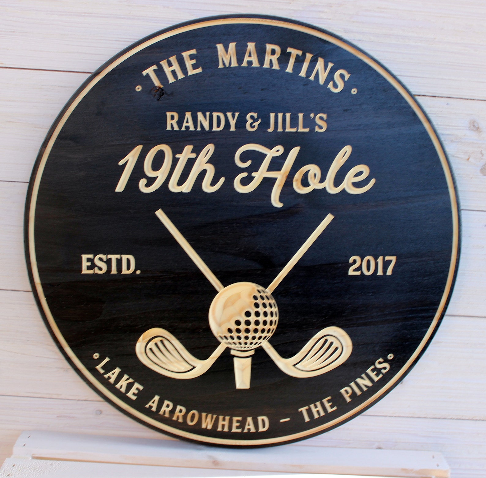 Personalized Golf Sign, Personalized Golf Decor, Golf Wall Art, Wood ...