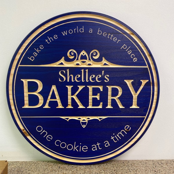 Personalized Bakery Sign, Kitchen Signs, CARVED Signs, Farmhouse Signs, Custom Kitchen Sign, MiMi, Nanna Signs, Fathers Day Bakery Gift