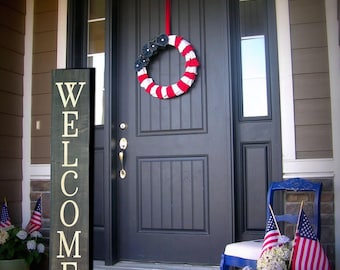 Front Porch Sign, Welcome Sign, Porch Decor Ideas, Front Door, Carved Signs, Porch Signs, Housewarming Gift, Welcome, Mother's Day Gift