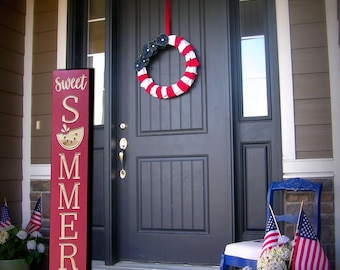 Carved Summer Porch Sign: Sweet Summertime Decor