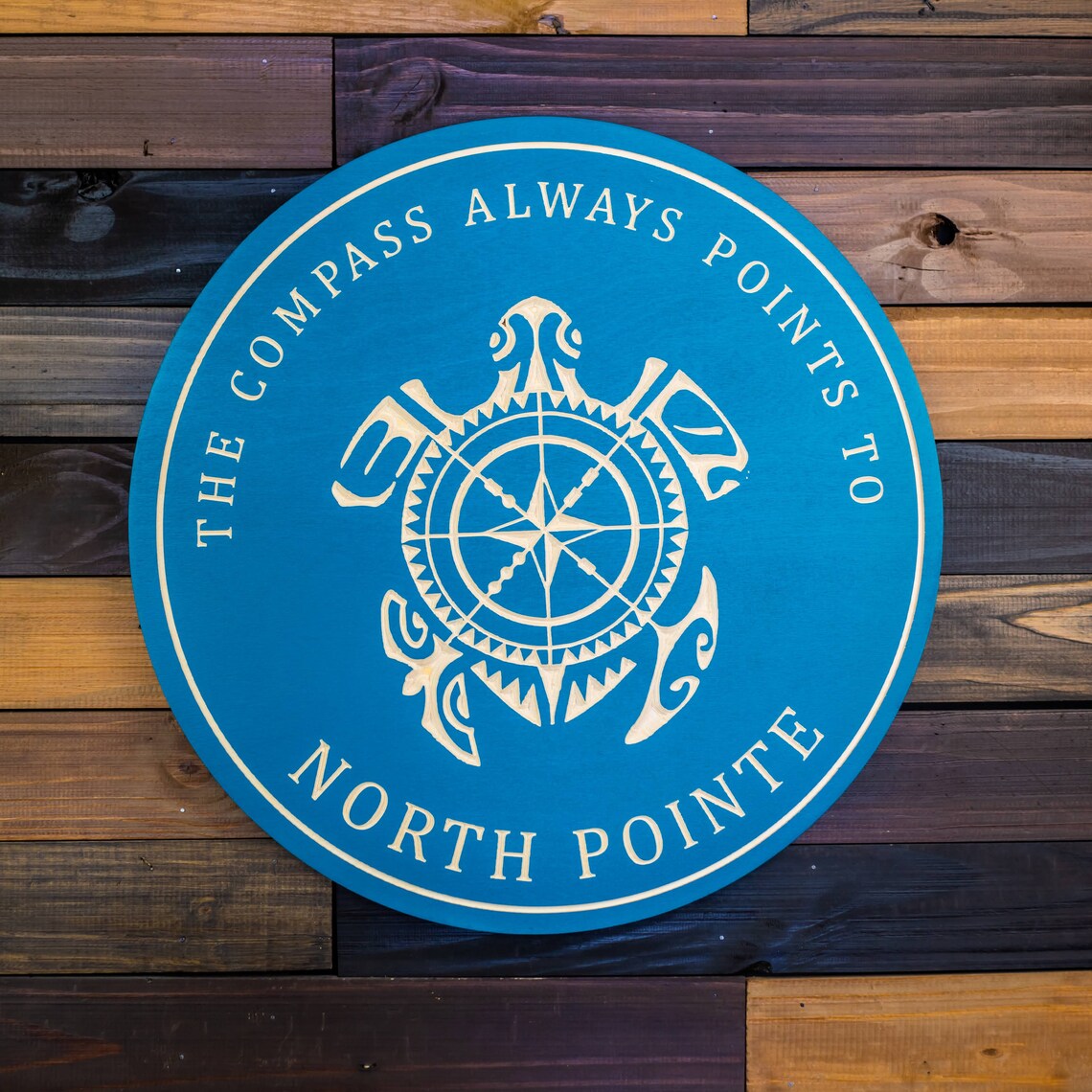 The Compass Always Points to Terrapin Sign CARVED Signs Etsy