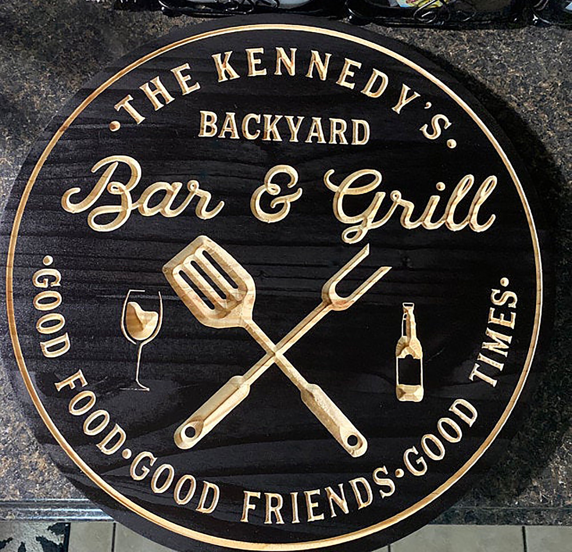 Bar & Grill Sign Bar Signs BBQ Signs Personalized Bar Sign Etsy UK