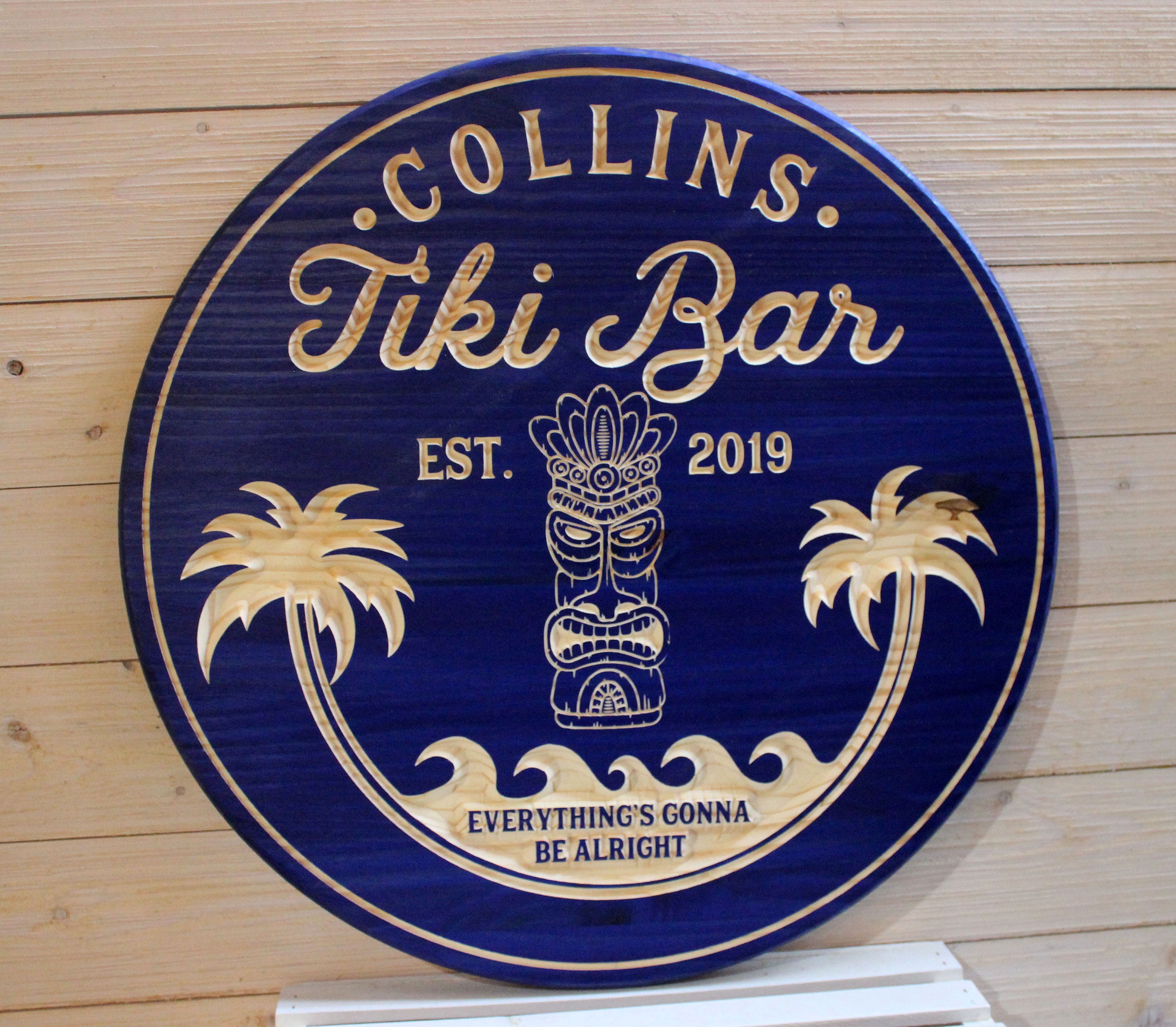 Beach Bar Sign, Personalized Bar Sign, Beach Bar Sign, Carved Signs