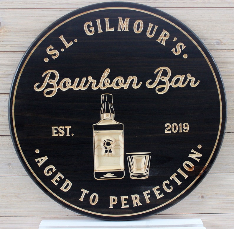 Whiskey Bar Sign Bar Signs Groomsmen Gifts Bar Signs Etsy