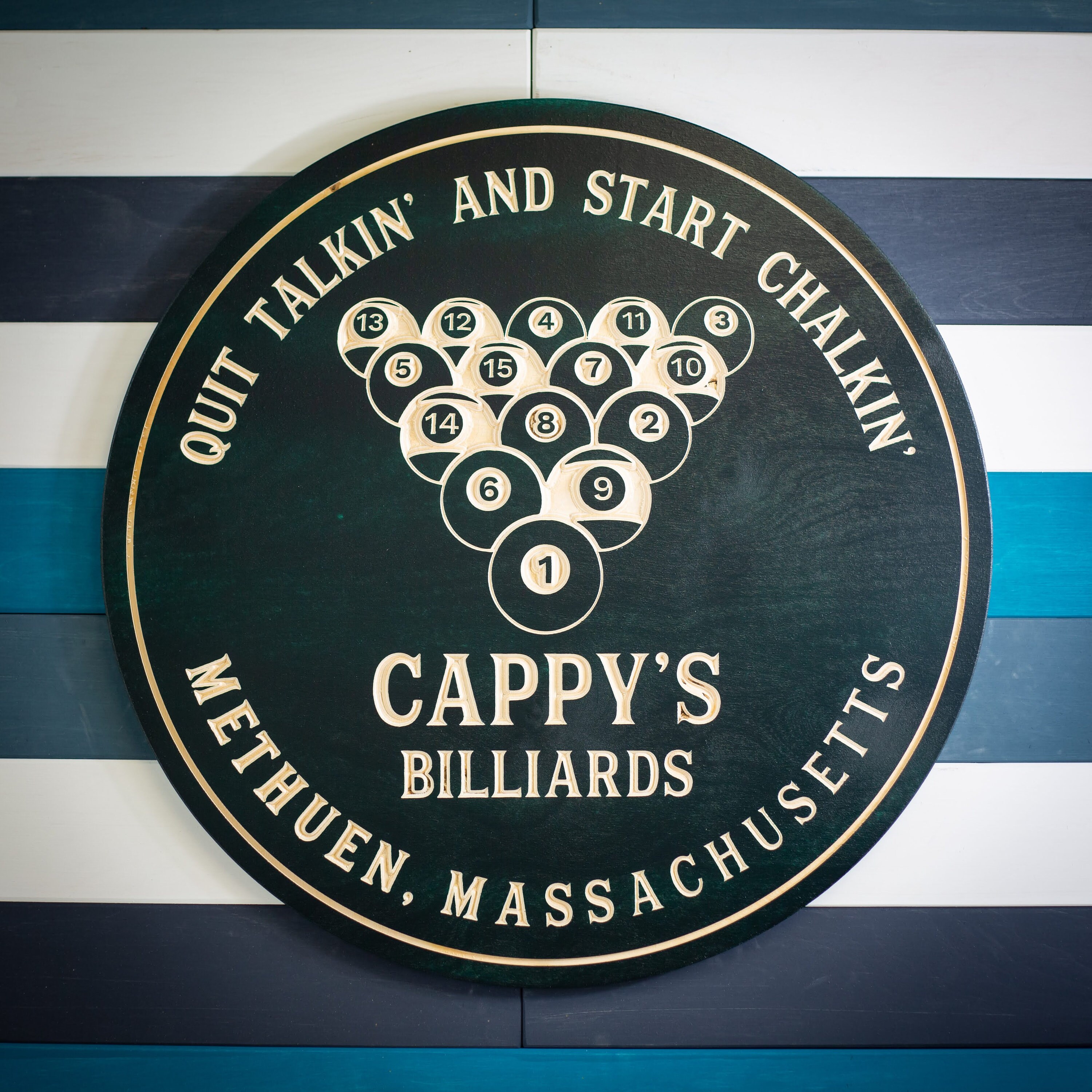 Billiard Room Sign Personalized Sign Man Cave Carved Sign Etsy