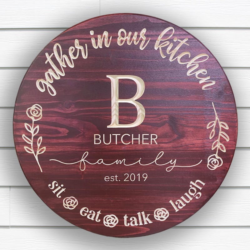 Custom Kitchen Sign - Etsy