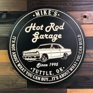 Car Sign, Man Cave Sign, Personalized Signs, Camero Sign, Car Signs, Garage Sign, Car Decor, Car Wall Art, Birthday Gift,  Gift