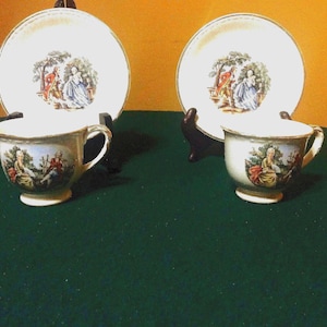 Two Tea Sets Colonial Victorian  22 Kt Gold