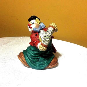 Goebel Clown Figurine with Harmonica FF327 Made in W Germany