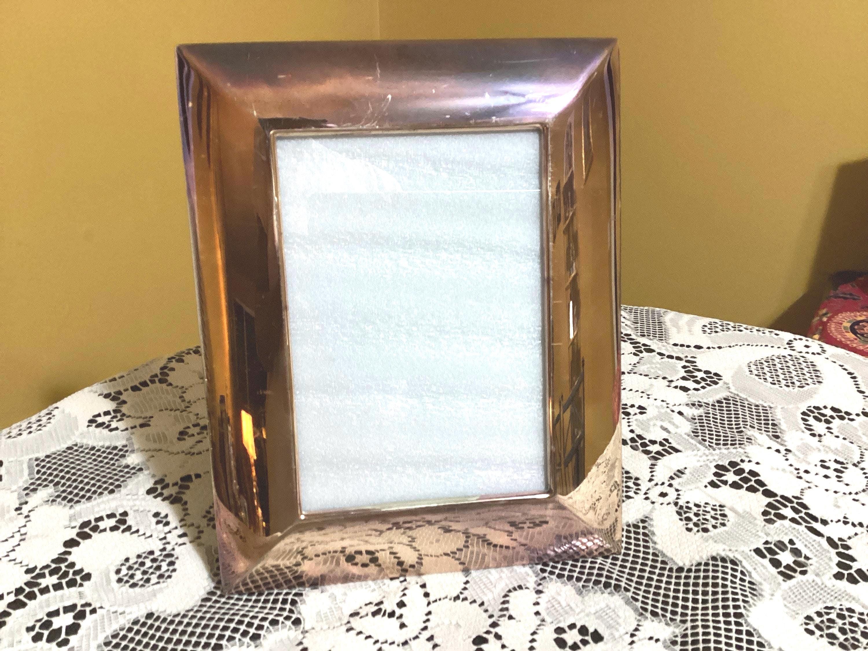 Vintage Ralph Lauren Fine Silver Plate Picture Frame 5”x6 1