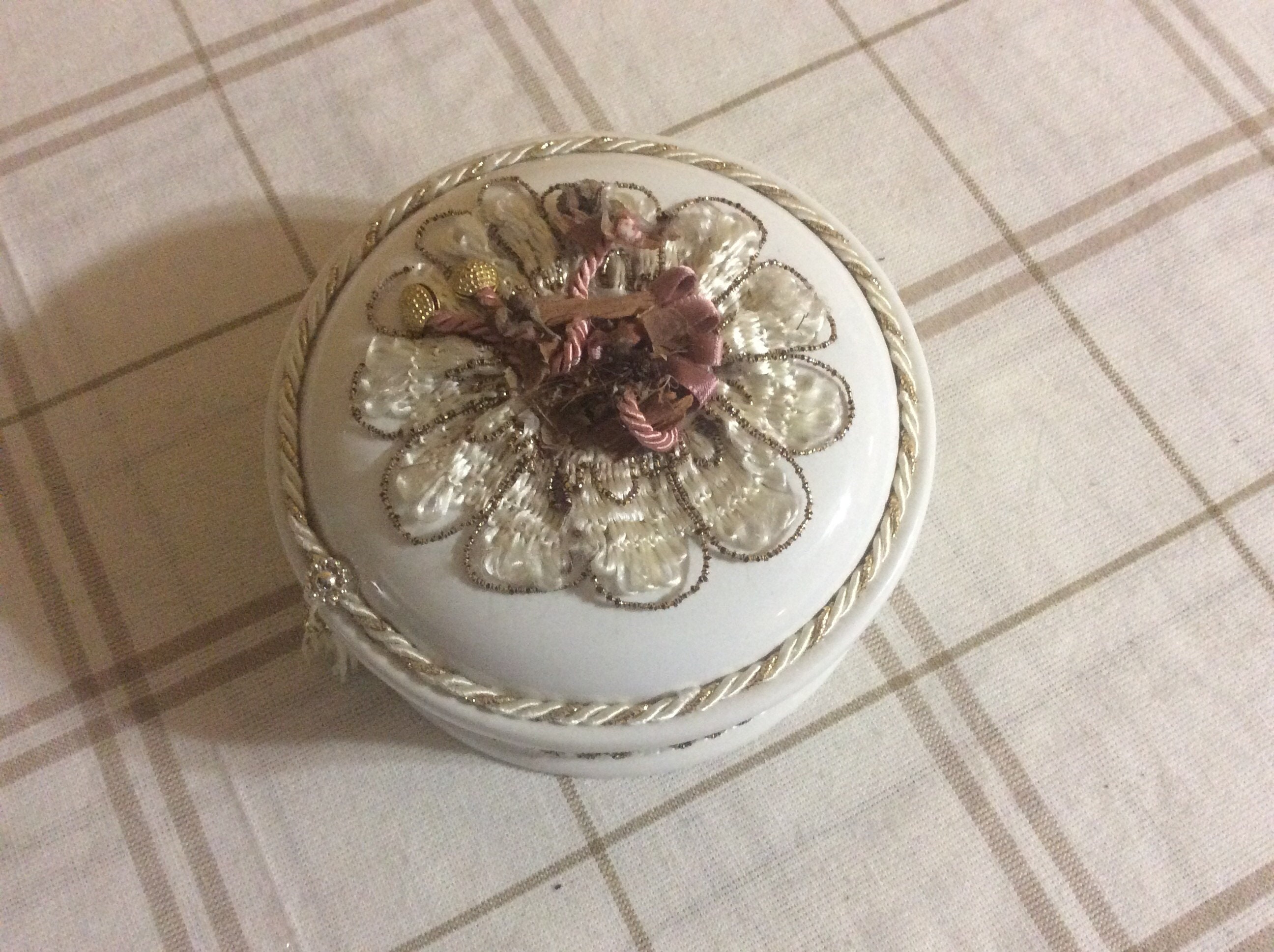 Lot De 2 Coffrets à Bijoux Porcelaine Berger Italy Vintage - Neuf Sans Emballage