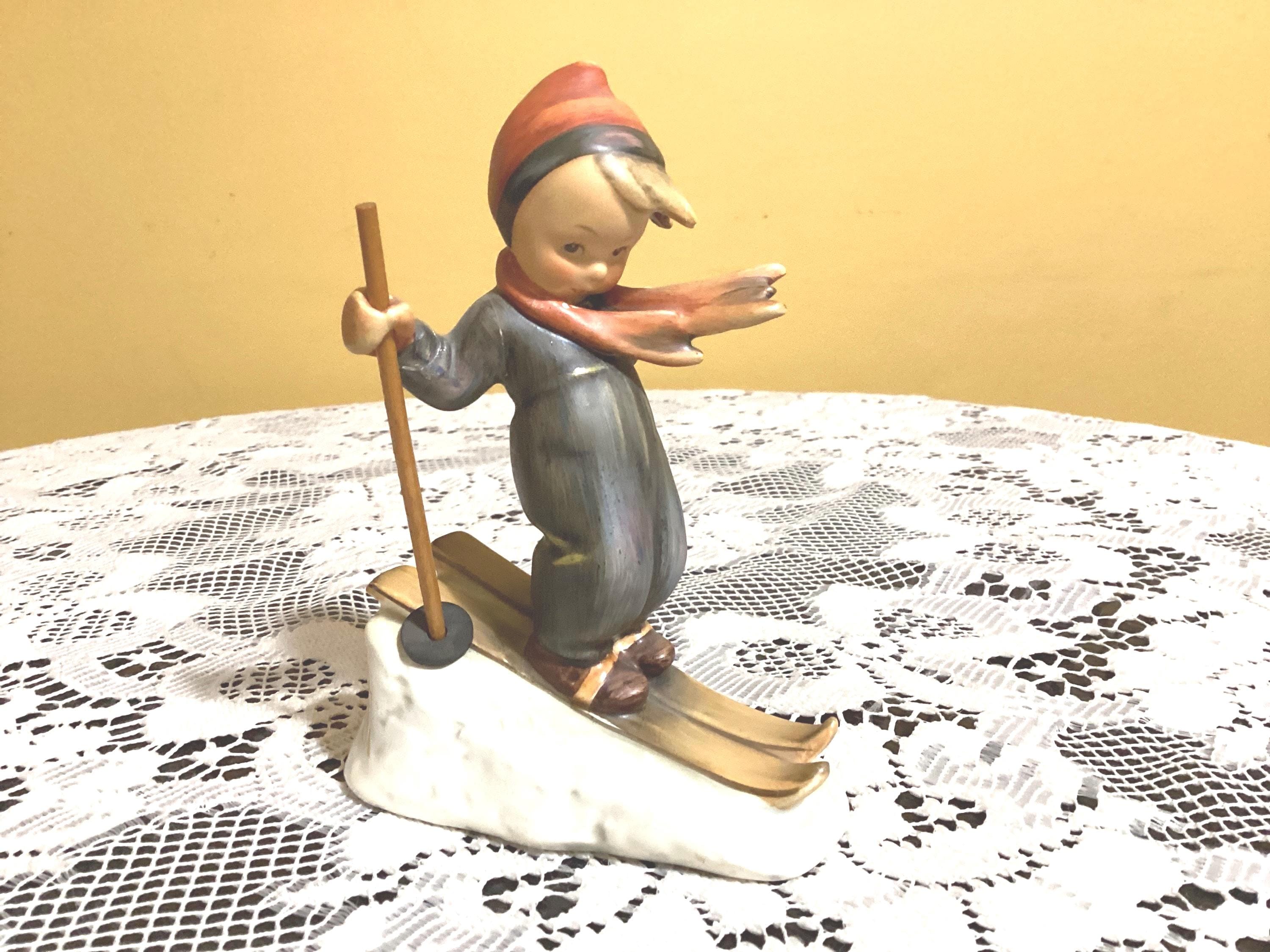 ヴィンテージ ゲーベル フンメル スキーヤー フィギュア #59 ドイツ製