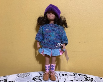 Vintage The Family Company African American Porcelain Doll