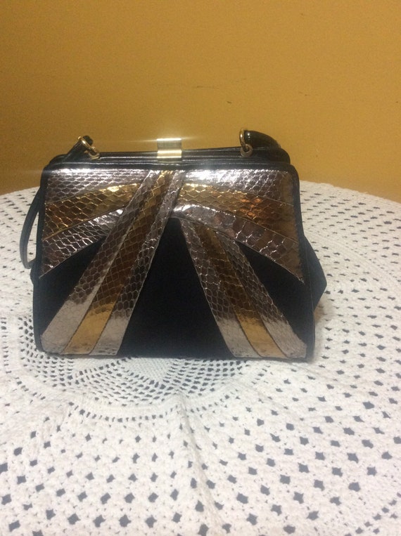 Vintage Lord & Taylor Snakeskin Purse - image 2