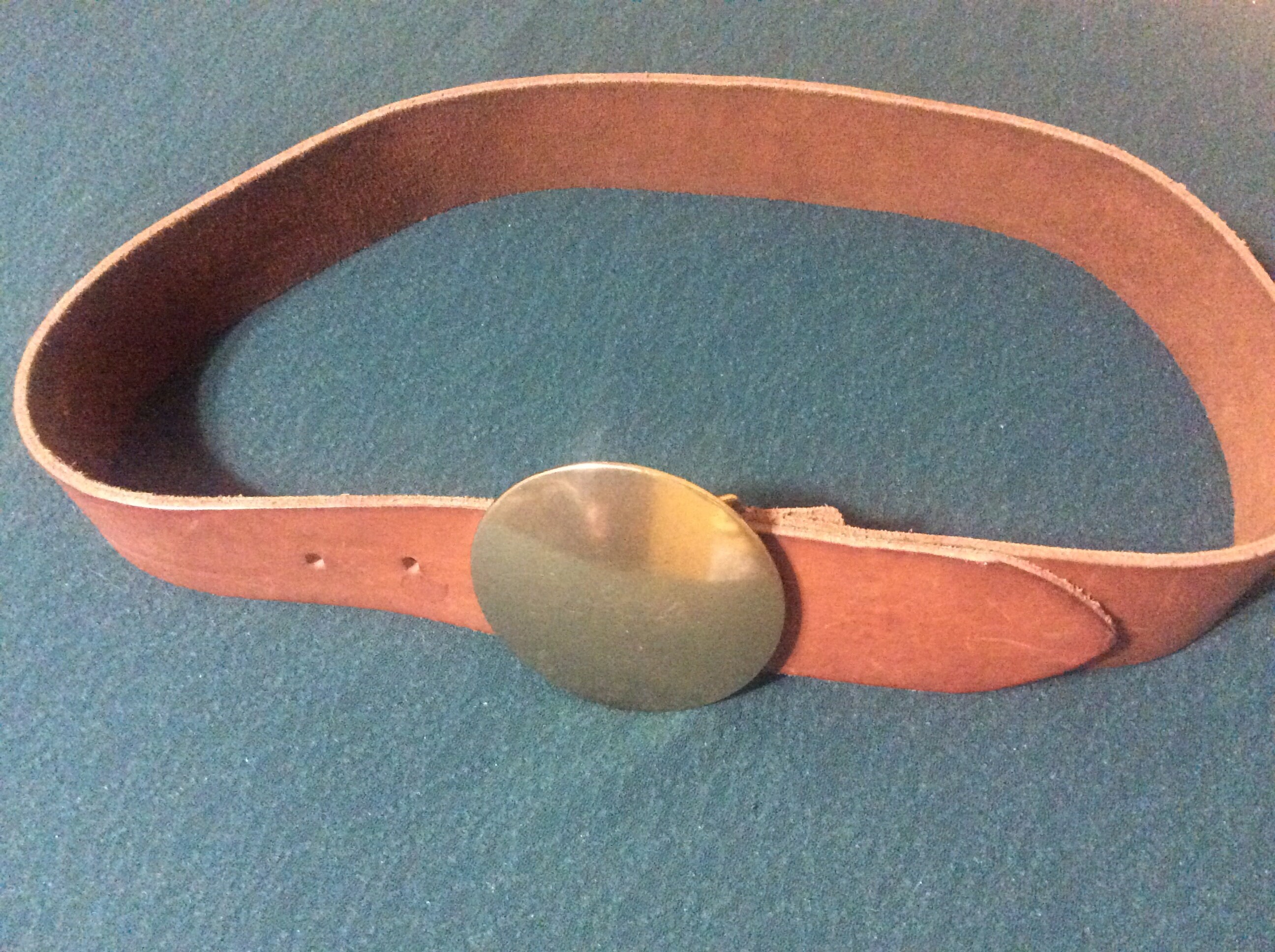Vintage Gap Distressed Cognac Leather Belt Made in England - Etsy