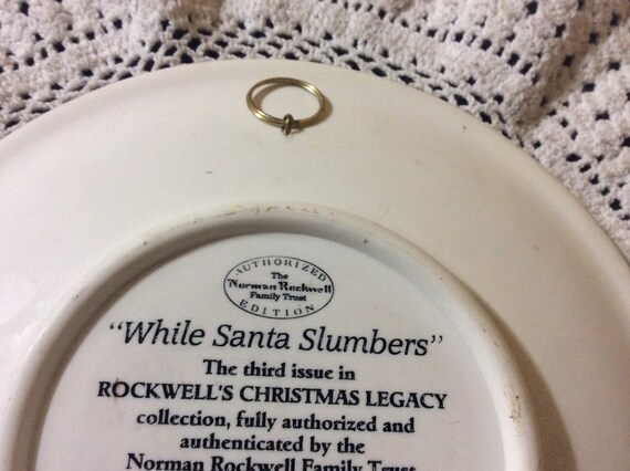 気まぐれなノーマン・ロックウェルの3Dクリスマス吊り下げプレート（No