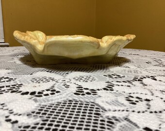 希少なヴィンテージ ライオンフェイスアート 陶器 ボウル/小物皿