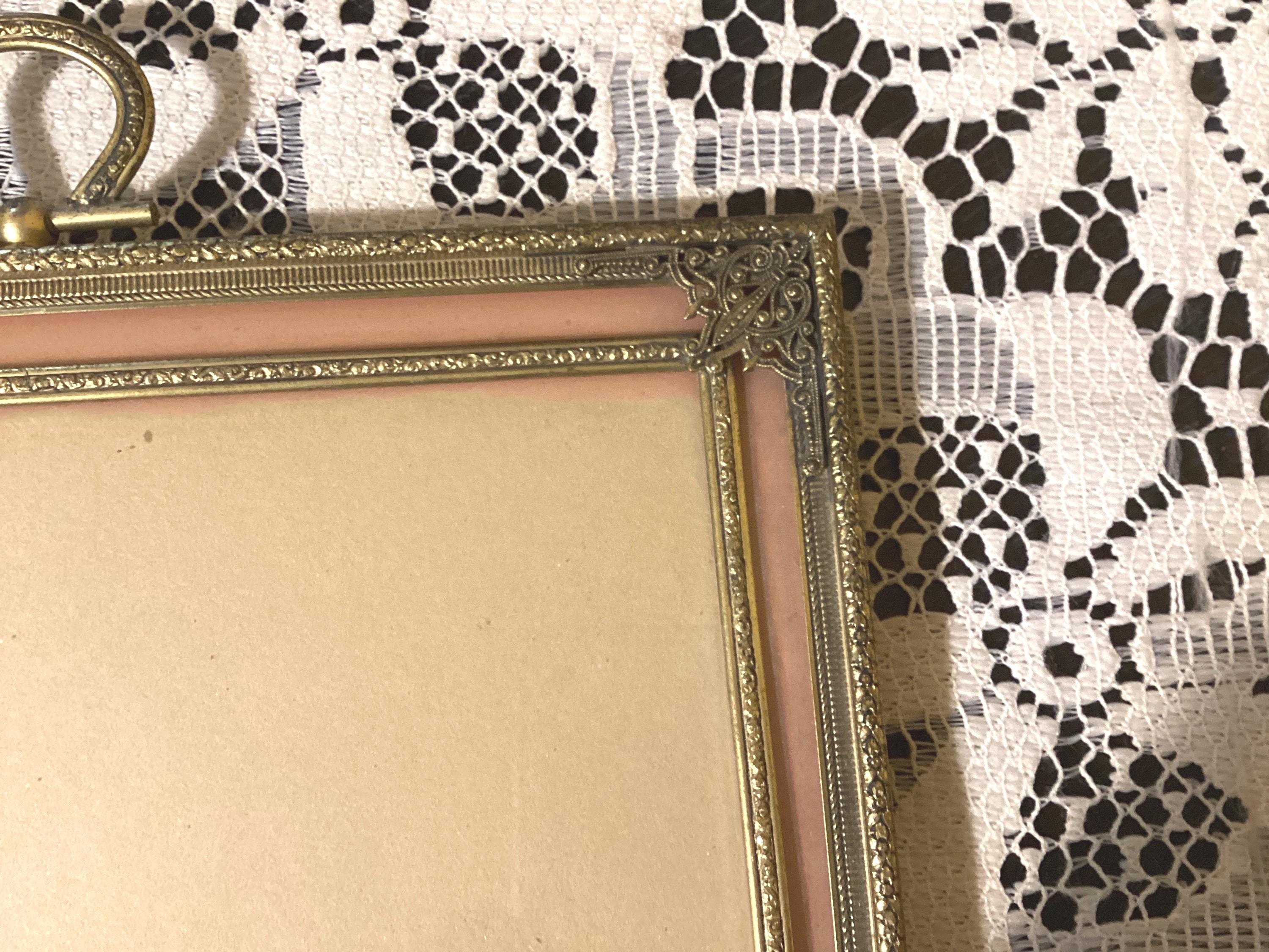 アンティーク 真鍮 額縁 装飾 ヴィンテージ アンティーク装飾真鍮製額縁 8インチ×10インチ - Etsy 日本