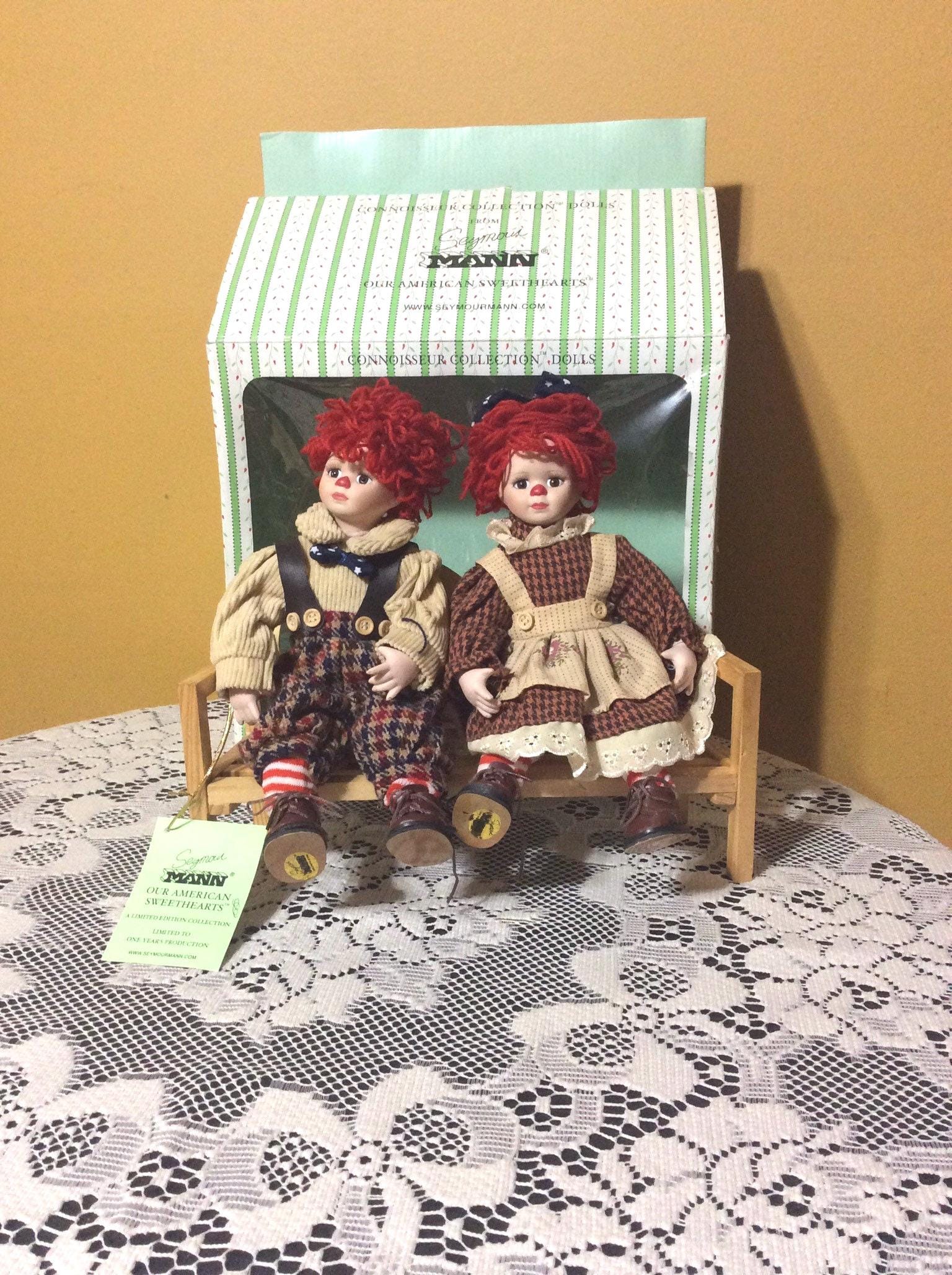 Vintage Seymour Mann Raggedy Ann and Andy Dolls - Etsy