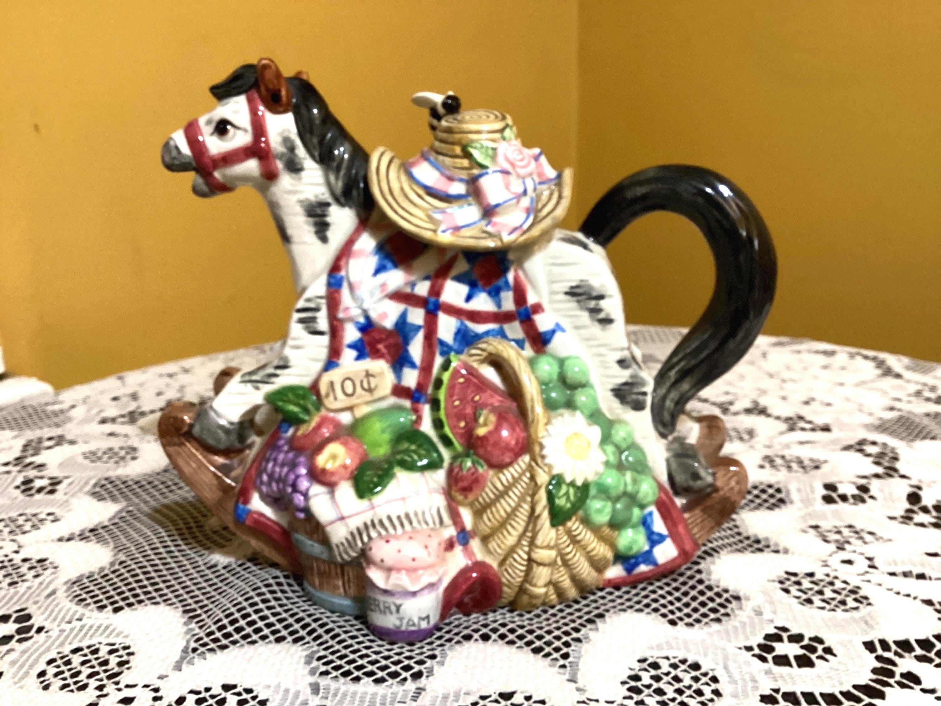 Fitz floyd teapot - Etsy 日本