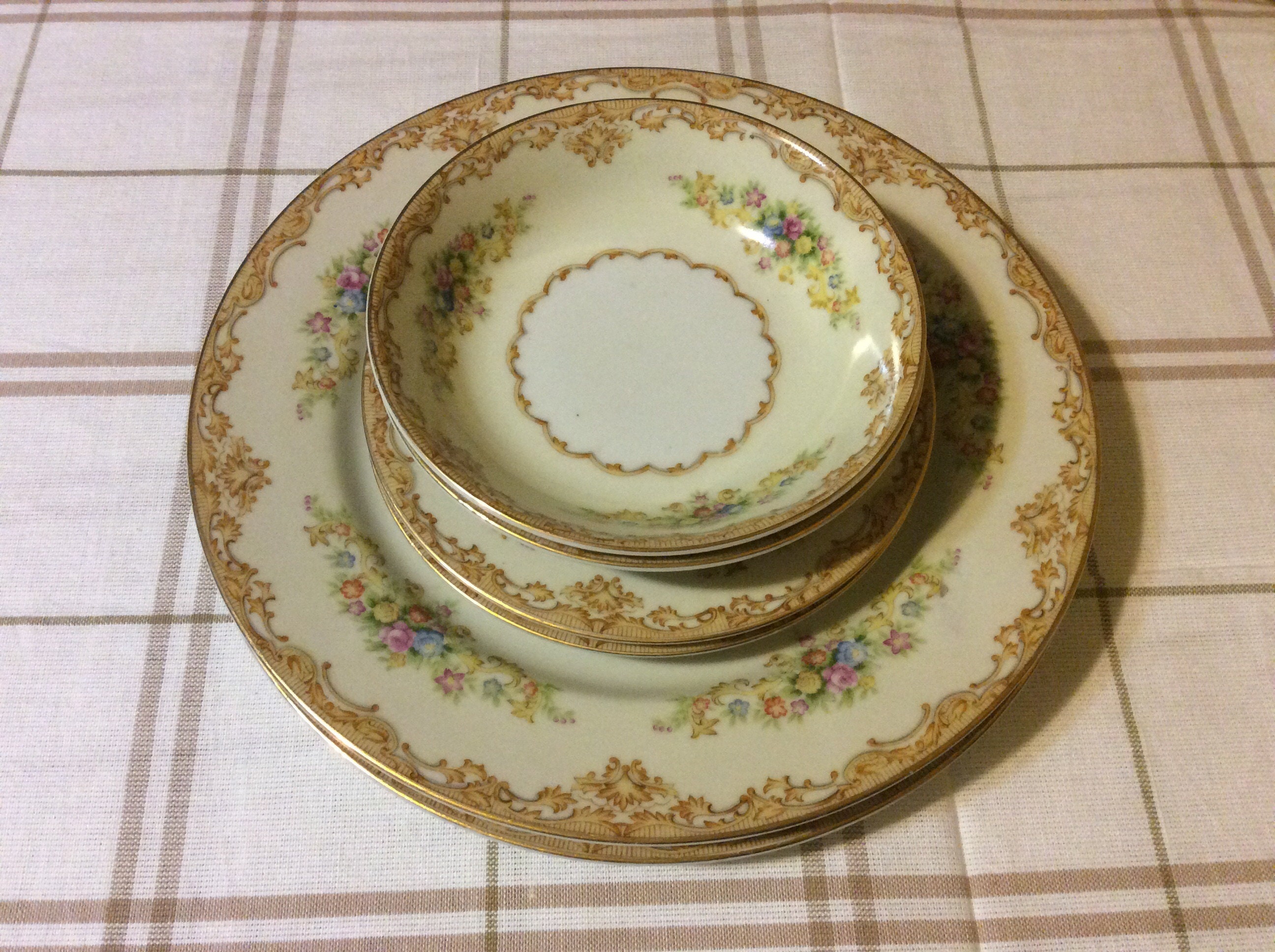 Vintage Jyoto China Made in Occupied Japan Dinnerware Etsy