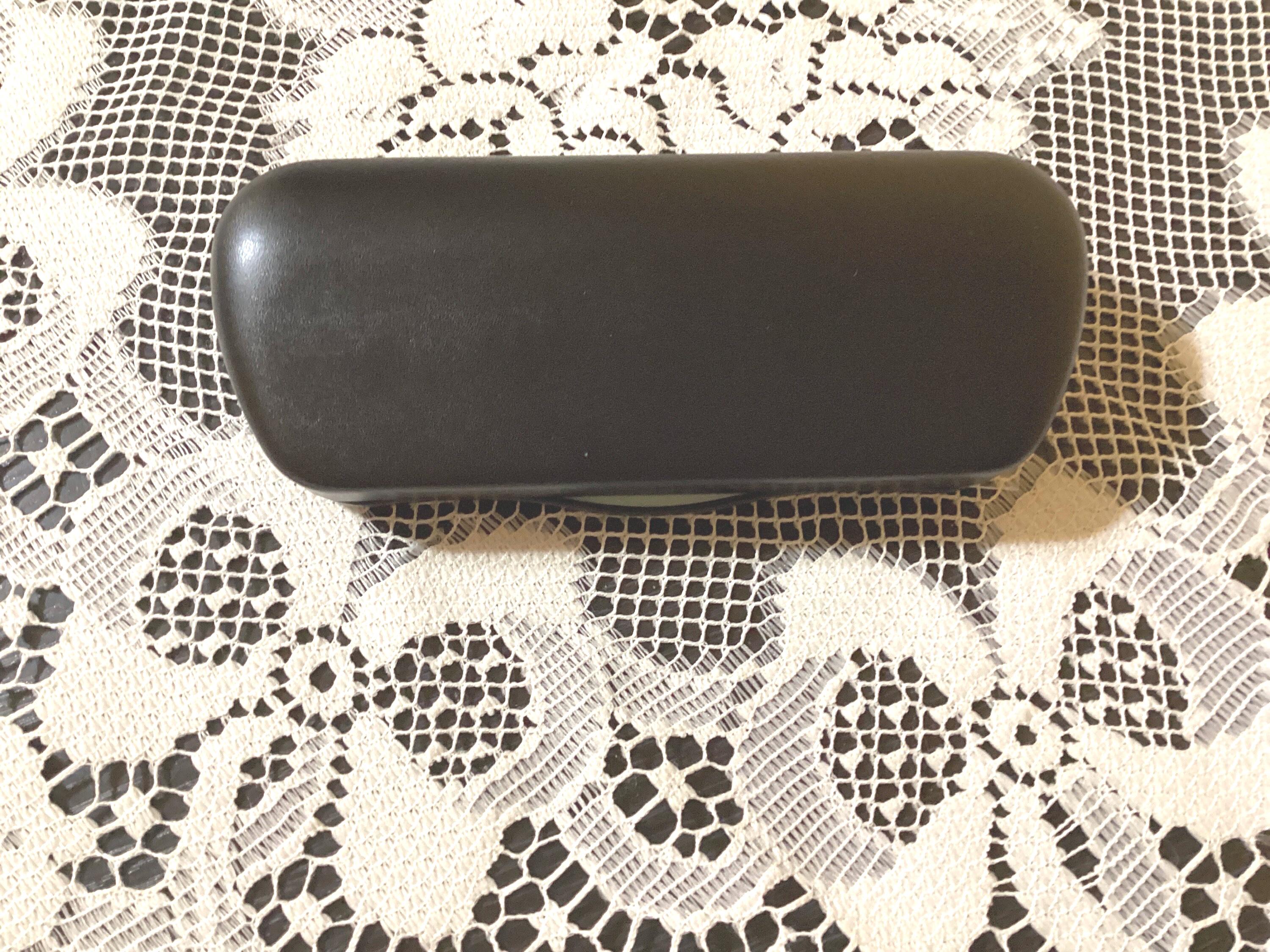 Lanvin Black Embossed Hard Eyewear Case Lanvin LNV626S Tortoise Prescription Sunglasses main image 3
