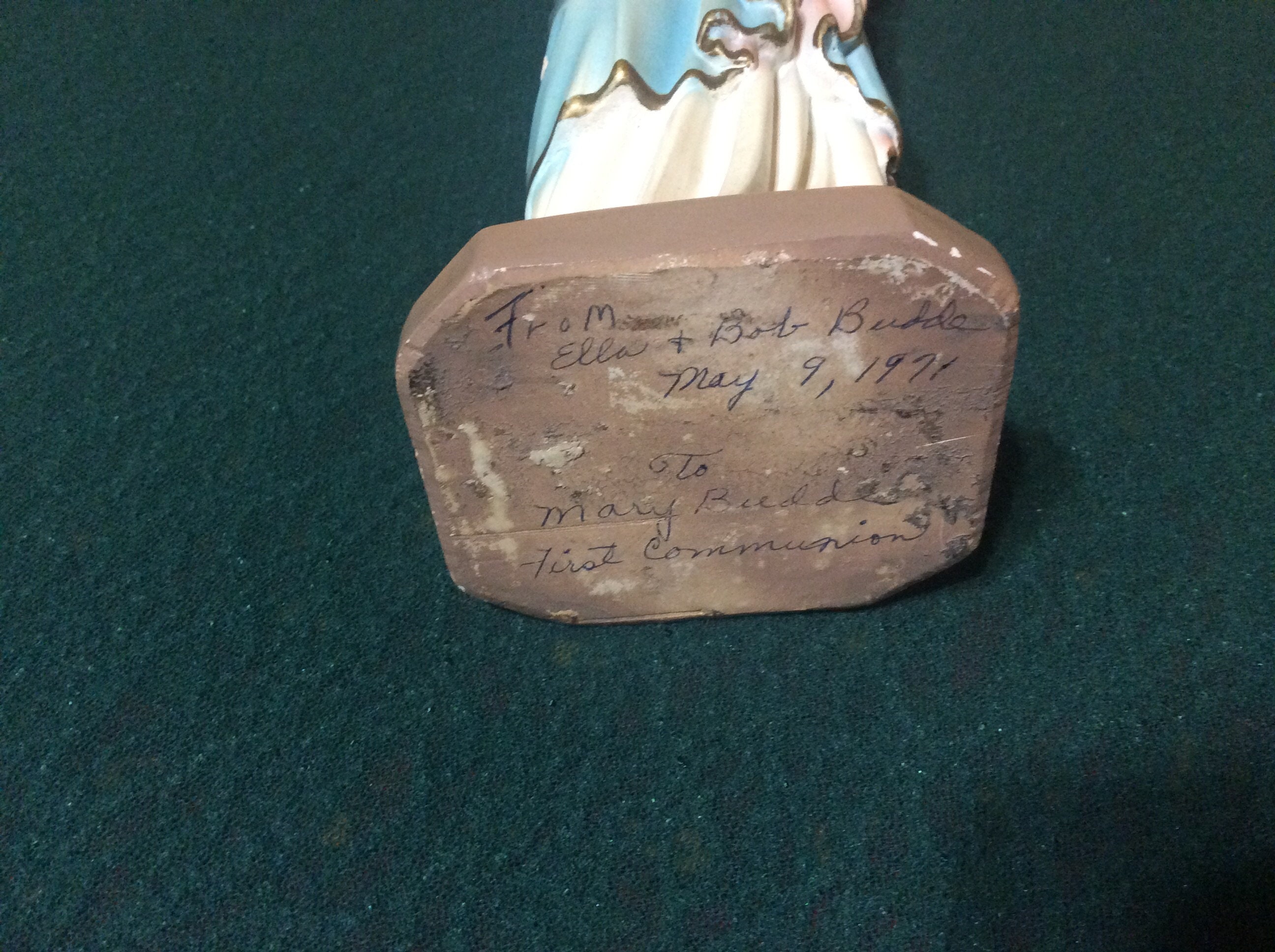 ヴィンテージの聖母マリアと幼子イエスの置物/彫像 8インチ - Etsy 日本