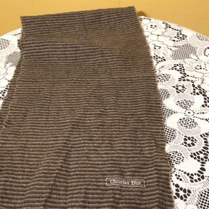 Vintage Christian Dior Merino Wool Scarf