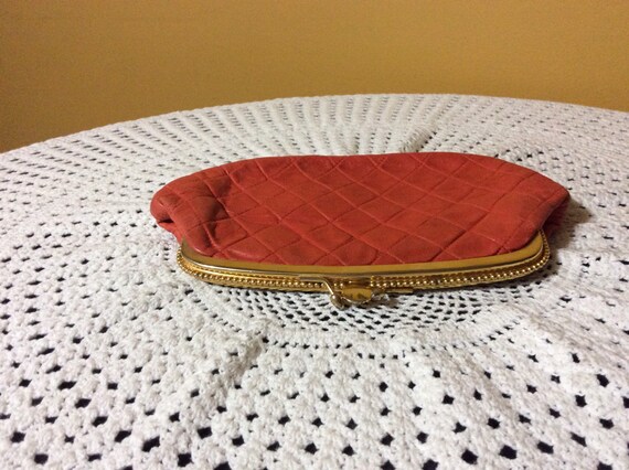 Vintage Koret Leather Kisslock Purse Made In Italy - image 3