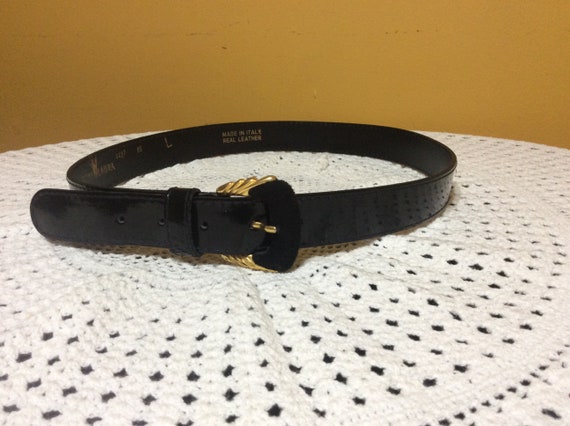 Toni Laura Vintage Leather Belt Made In Italy - image 2