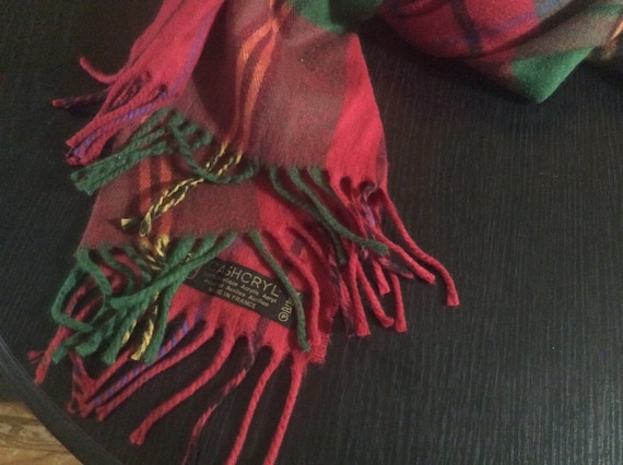 Vintage CASHCRYL Acrylic Scarf Made in France - Etsy